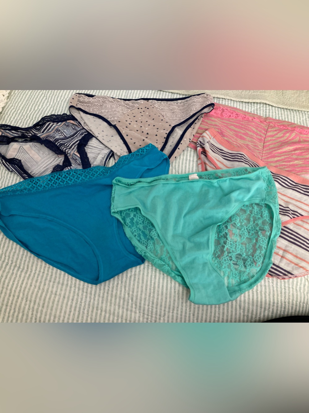 6 Assorted Styles VICTORIA SECRET PANTIES All Size X-Large 6/$20